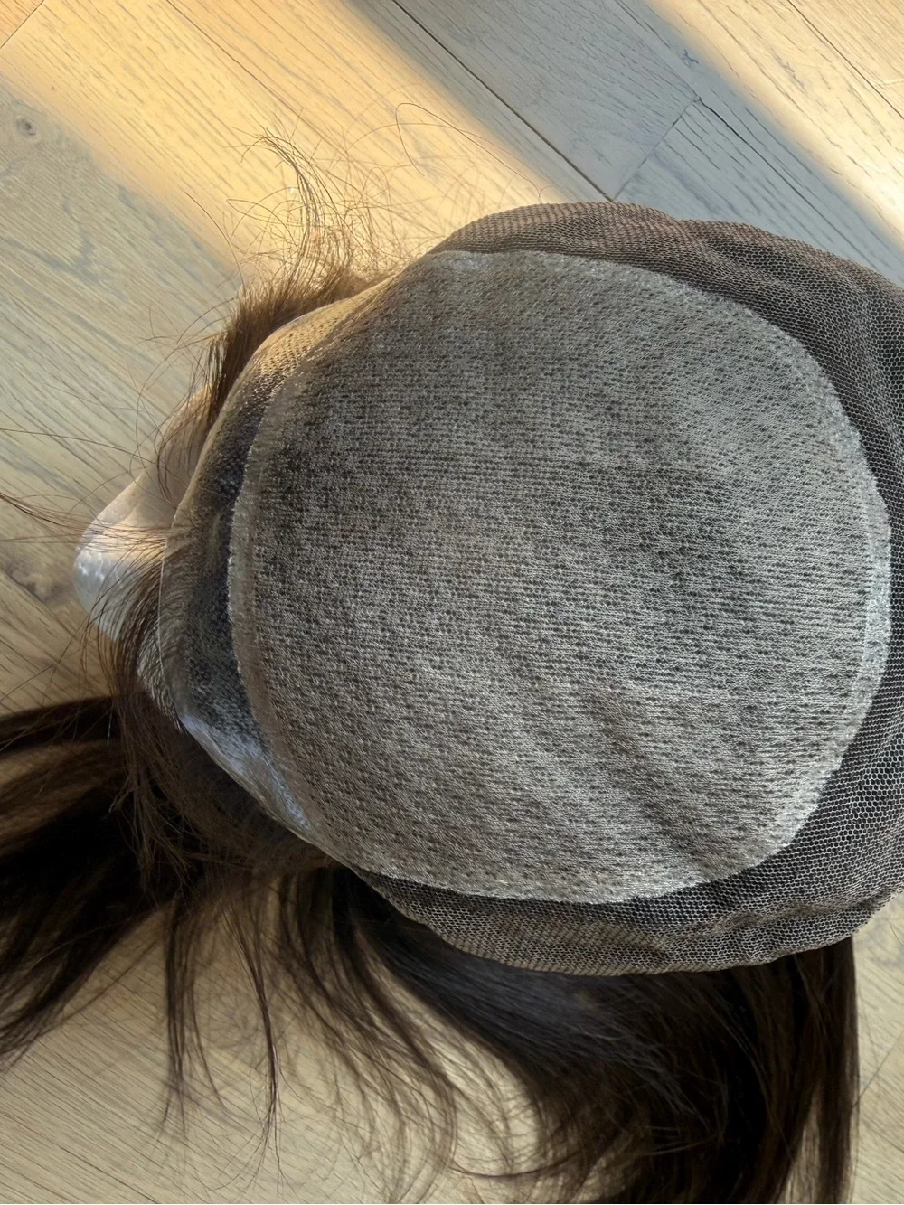 Human Hair wig dark brown